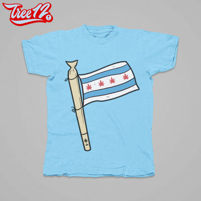 Tree12 Chicago Flag Tee - treeonetwo.com